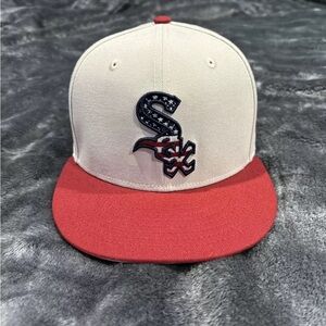 New Era Chicago White Sox 2024 4th of July Hat Fitted Size 7 1/8